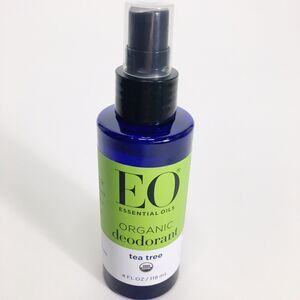 EO Organic 4oz Deodorant Spray Tea Tree Essential Oils Aluminum Free Natural